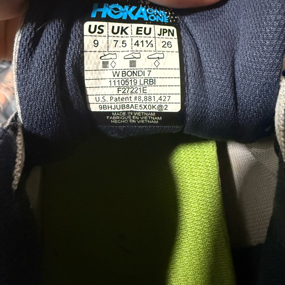 Hoka Women's Athletic Shoes in Gray and Orange - Picture 6 of 6